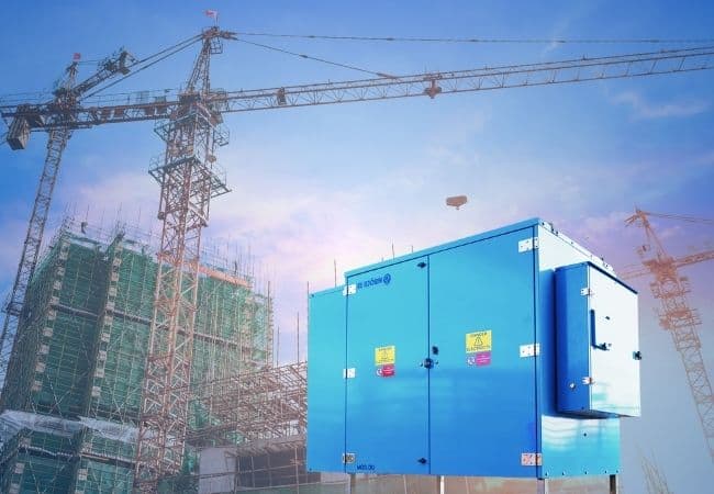 Construction site temporary power distribution