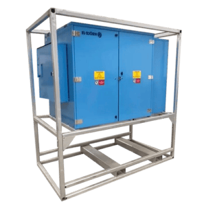 1600A modular temporary power distribution unit with crash-frame