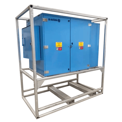 1600A modular temporary power distribution unit with crash-frame